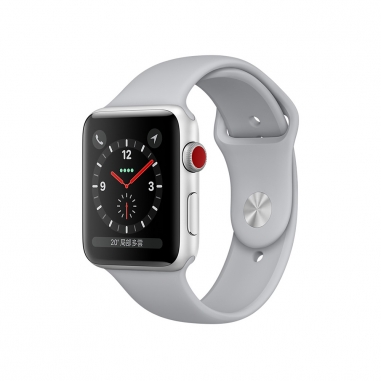AppleApple Apple Watch S3 42mm智慧型手錶-銀鋁灰錶帶(GPS+行動網路)