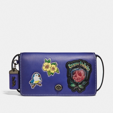 Coach蔻馳(精品) DISNEY X COACH DINKY徽章拼貼皮革手袋