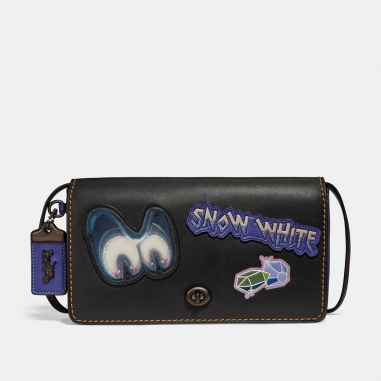 Coach蔻馳(精品) DISNEY X COACH DINKY徽章拼貼皮革手袋