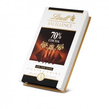 Lindt瑞士蓮 70%黑巧克力薄片