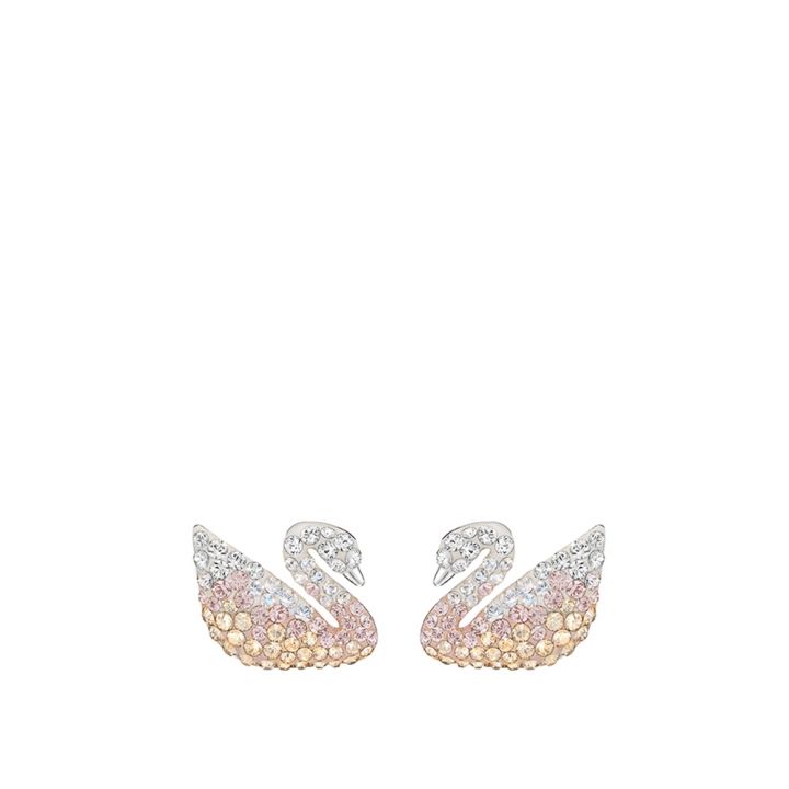 Swarovski施華洛世奇 Iconic Swan 穿孔耳環