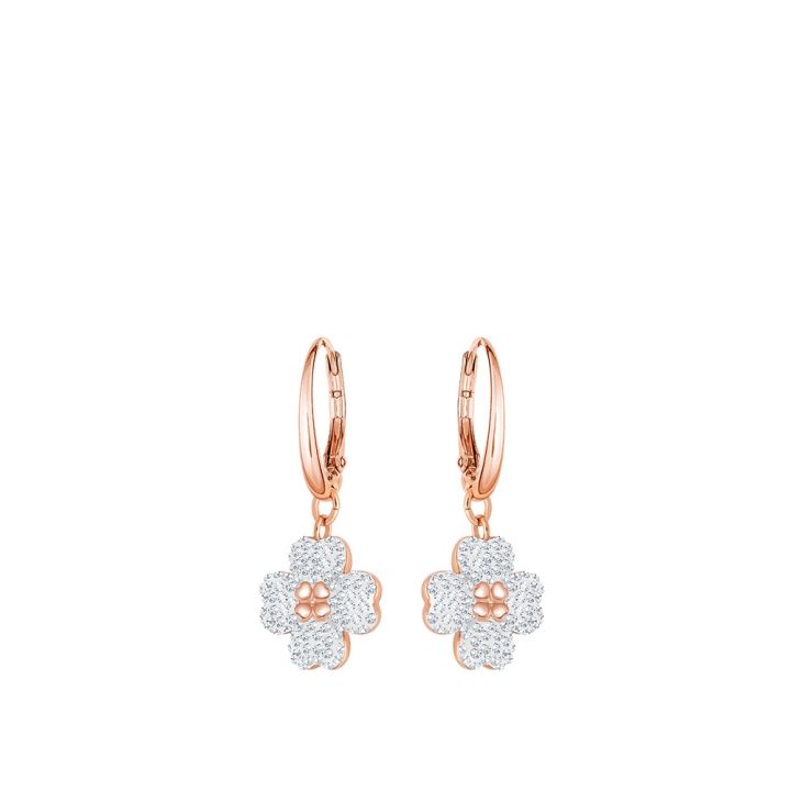Swarovski施華洛世奇 LATISHA:PE CRY/ROS穿孔耳環