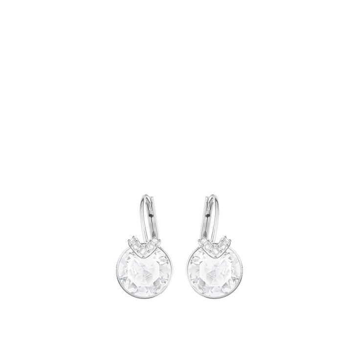 Swarovski施華洛世奇 BELLA:PE V CRY/RHS穿孔耳環