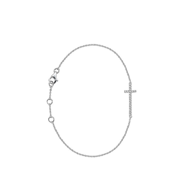 Ever Rich Jewelry昇恆昌珠寶 綻FUN 十字架鑽石手鍊