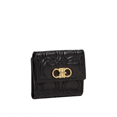 Salvatore Ferragamo費拉格慕 GANCINI QUILTED短夾