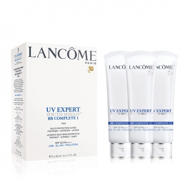 LANCOME蘭蔻 超輕盈UV BB霜三件特惠組SPF50 PA++++