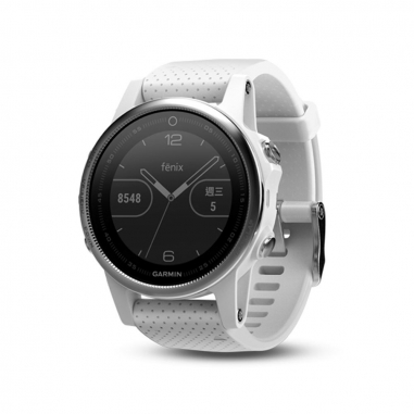 Garmin台灣國際航電 fenix 5S輕量美型款-大理石白