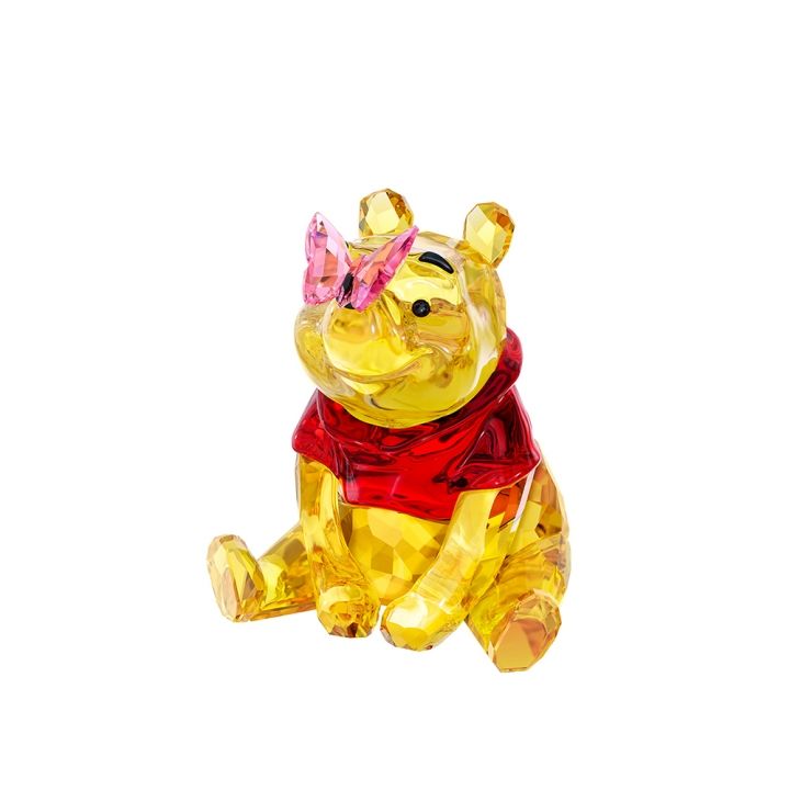 Swarovski施華洛世奇 小熊維尼與蝴蝶