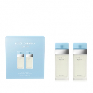 Dolce & Gabbana杜嘉班納 Light Blue淺藍女士淡香水雙瓶特惠組