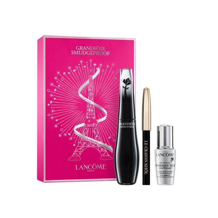 LANCOME蘭蔻 《聖誕限定》廣角羽扇防暈染睫毛膏聖誕特惠組