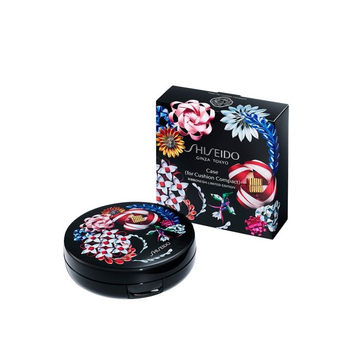Shiseido資生堂 《聖誕限定》時尚色繪花椿全效氣墊限量版粉餅盒
