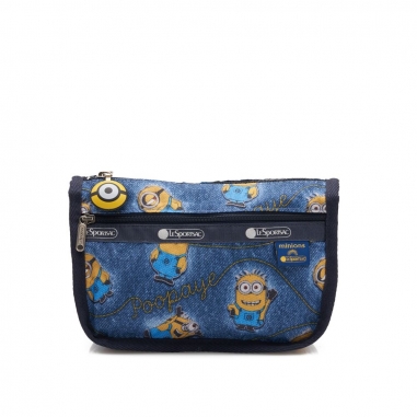 LeSportsac力士保 MINIONS聯名款旅行化妝包