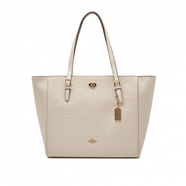 Coach蔻馳(精品) TURNLOCK TOTE皮包