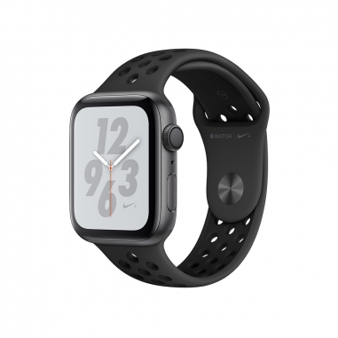 AppleApple Apple Watch Series4 Nike+ 太空灰色鋁金屬錶殼-灰配黑色44mm(GPS)