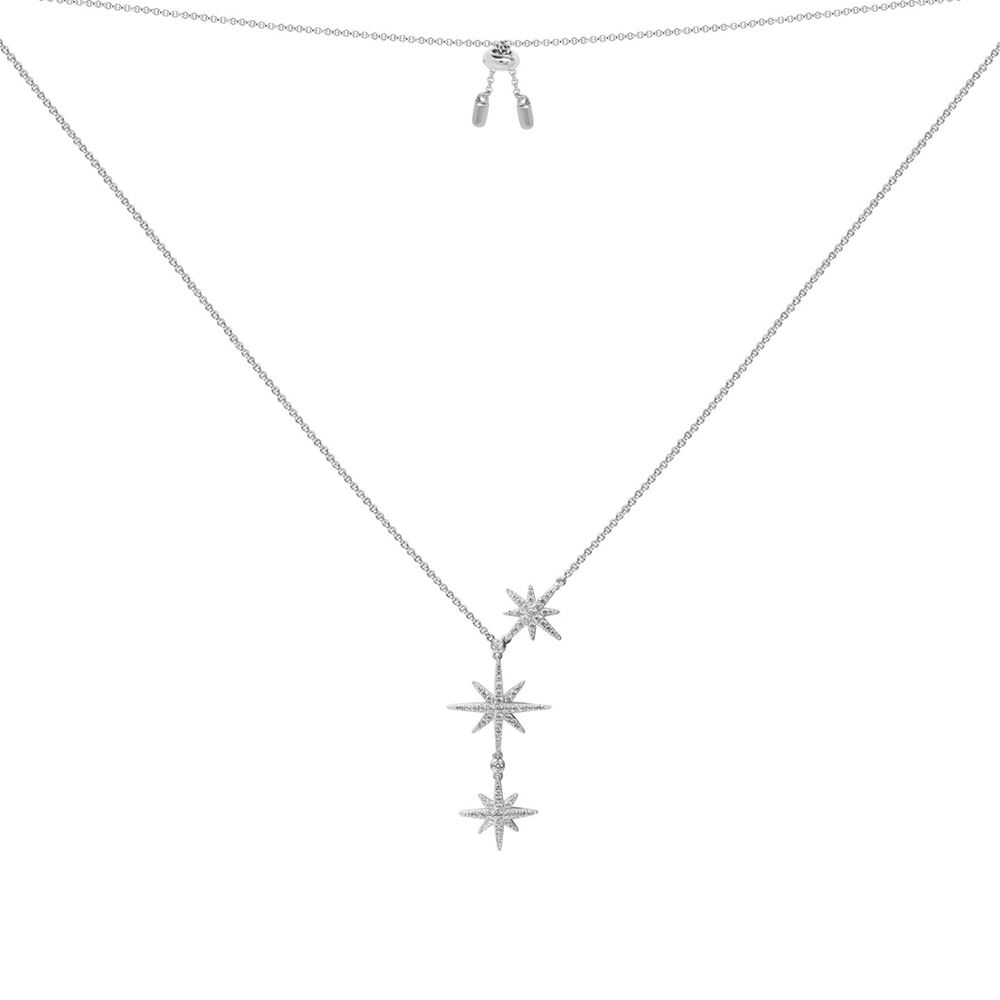 APM Monaco METEORITES鑲CZ流星Y字鍊