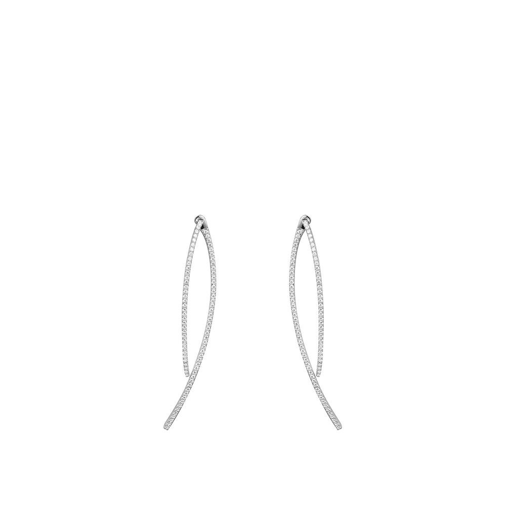 APM Monaco PROMESSE鑲cz雙線耳環