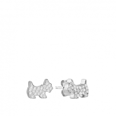 AGATHA璦嘉莎 Cubic Scottie銀耳環