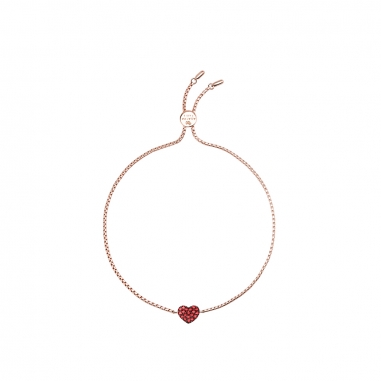 AGATHA璦嘉莎 Cubic Heart玫瑰金手鍊