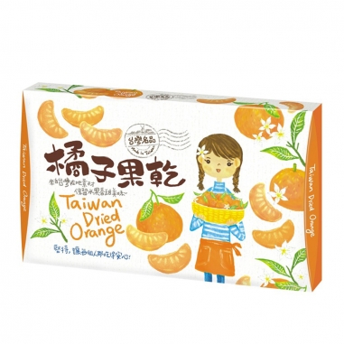 泰泉泰泉 台灣名品盒裝-橘子果乾