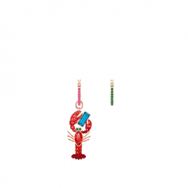 Swarovski施華洛世奇 OCEAN LOBSTER 穿孔耳環