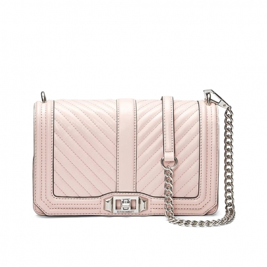 REBECCA MINKOFFREBECCA MINKOFF CHEVRON QUILTED LOVE斜背包