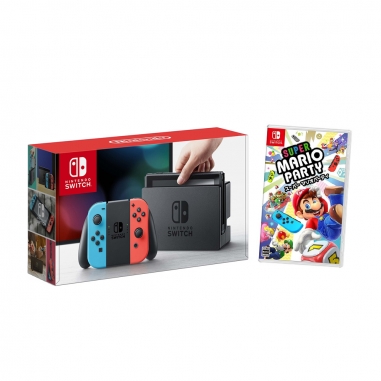 Nintendo任天堂 任天堂SWITCH主機+超級瑪利歐派對遊戲片