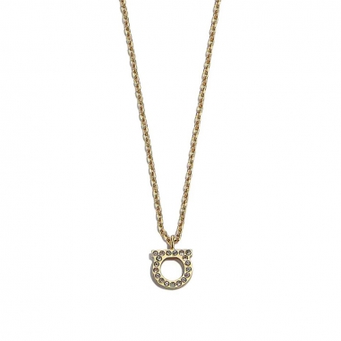 Salvatore Ferragamo費拉格慕 GANCINI CRYSTALS 項鍊