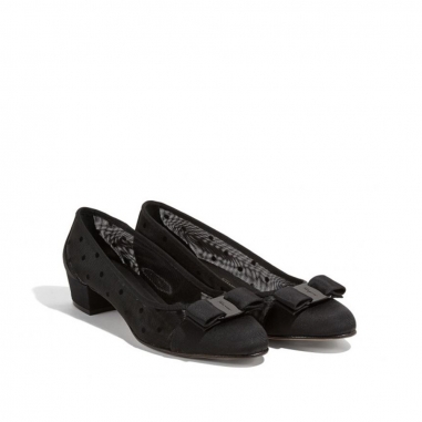 FERRAGAMOFERRAGAMO VARA DOTS低跟鞋