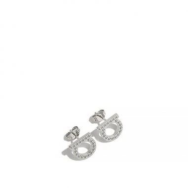 Salvatore Ferragamo費拉格慕 GANCINI CRYSTALS 耳環