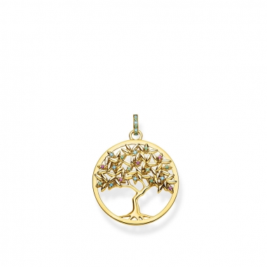 Thomas SaboThomas Sabo TS鑲彩石生命樹吊墜