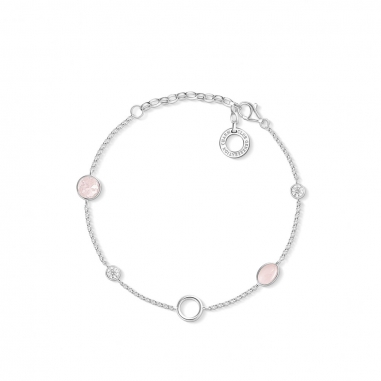 Thomas SaboThomas Sabo TS粉晶圓圈CHARM手鍊