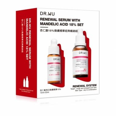 Dr.Wu達爾膚 杏仁酸18%煥膚精華經典暢銷特惠組