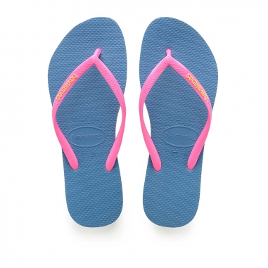Havaianas哈瓦仕 SLIM LOGO POP夾腳拖鞋
