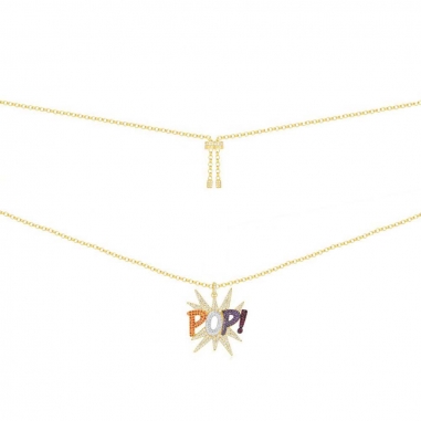 APM MonacoAPM Monaco POP ART 鑲POP金墜鍊