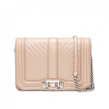 REBECCA MINKOFFREBECCA MINKOFF CHEVRON QUILTED LOVE斜背包