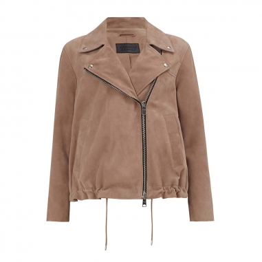 AllSaints歐聖 SUEDE MACEY皮衣