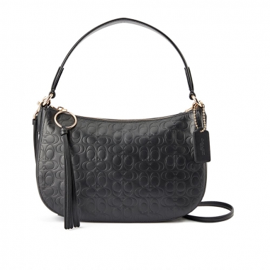 Coach蔻馳(精品) SIGNATURE LEATHER SUTTON斜背包