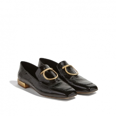 Salvatore Ferragamo費拉格慕 LANA 漆亮莫卡辛鞋