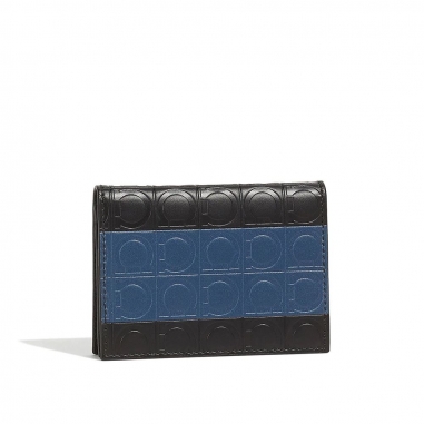 Salvatore Ferragamo費拉格慕 FIRENZE GAMMA STRIPE卡夾