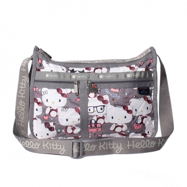 LeSportsac力士保 HELLO KITTY聯名款斜背包