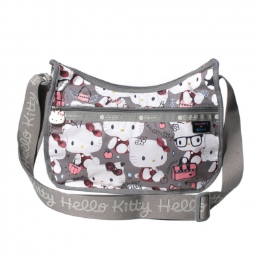 LeSportsac力士保 HELLO KITTY聯名款斜背包