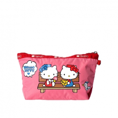 LeSportsac力士保 HELLO KITTY聯名款化妝包