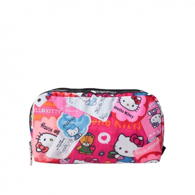 LeSportsac力士保 HELLO KITTY聯名款化妝包