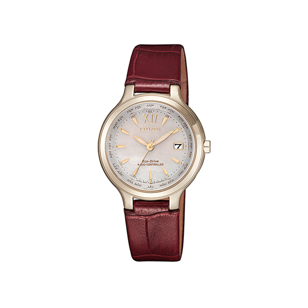 Citizen 光動能電波女錶