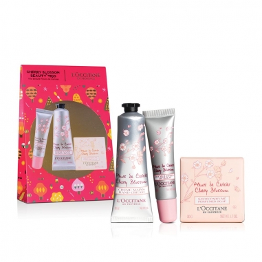 L'Occitane歐舒丹 《聖誕限定》櫻花迷人套裝特惠組