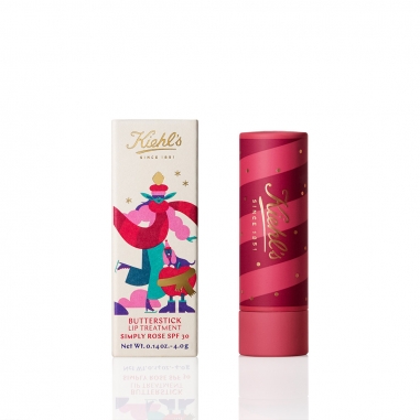 KIEHL'S契爾氏 《聖誕限定》檸檬奶油護唇膏SPF30(玫瑰色)