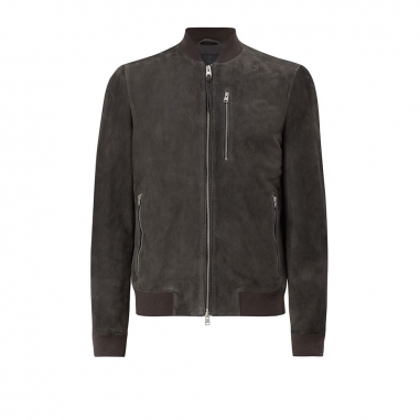 AllSaints歐聖 KEMBLE SUEDE BOMBER皮衣