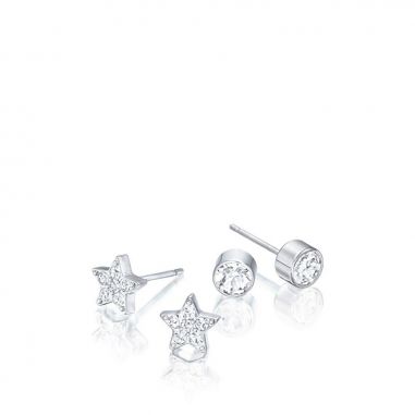 Swarovski施華洛世奇 Cori 穿孔耳環套裝