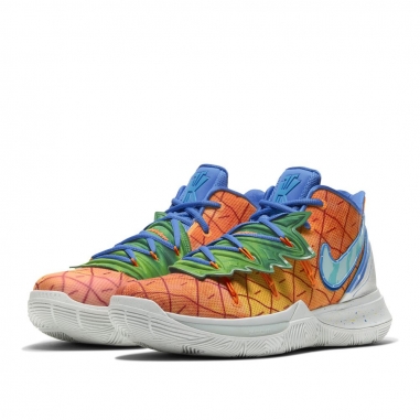 NIKE耐吉 KYRIE 5 X 海綿寶寶鳳梨屋籃球鞋