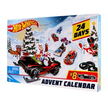 HOT WHEELS風火輪 《聖誕限定》風火輪倒數趣味日曆合金小車